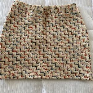 Zara mini twead skirt